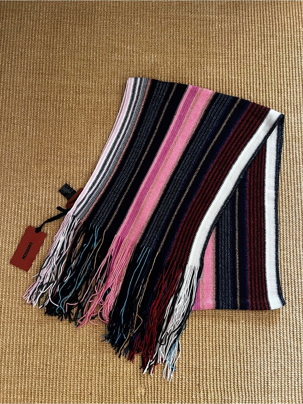 NWT Missoni Striped Scarf